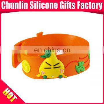 Cute Cartoon PVC Wristbands for Kids