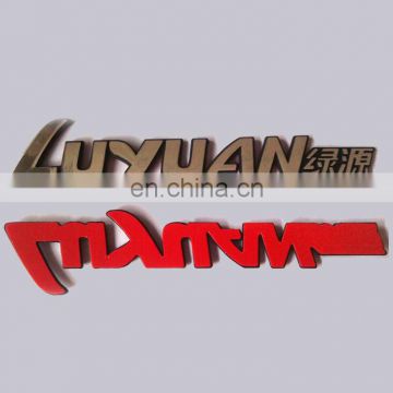 Top Quality Custom Private Brand Style And Waterproof Type Cheap Decorative Plastic Car Badge Logo With Adhesive