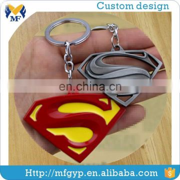 Wholesale movie metal superman keychain