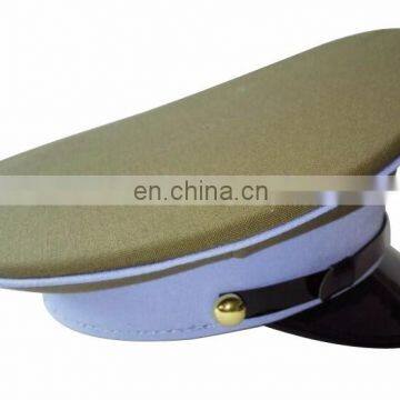 customizing light green color army dress hat