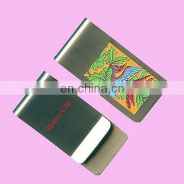 personalized metal photo money clip