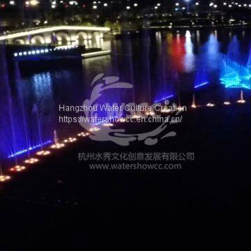 Fountain Show Musioc Dancing Fountian LED Show Fire Show in the Lake photo-5