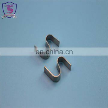 Custom sheet steel metal whit s Shape spring clips fasteners