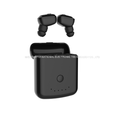 Mini Truly In Ear TWS Blue Tooth Earphones Noise Cancelling True Wireless Earbud photo-3