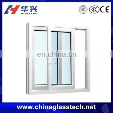 CE&CCC Clear Tempered Glass Sliding Open Low Price Aluminium Windows