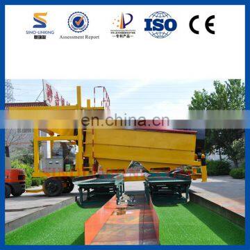 SINOLINKING 2018 New Design Mobile Gold Trommel Wash Plant for sale