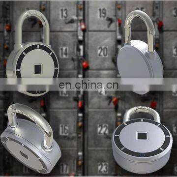 Outdoor Keyless Smart Biometric Sensor Bluetooth Padlock photo-5