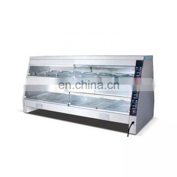 Commercial HotShowcaseCabinet With Drawer & Cup Dispenser In China