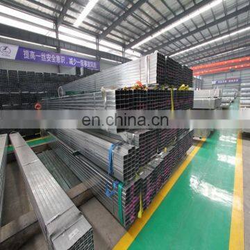 hot dip galvanised rectangular steel tube size/square hollow section