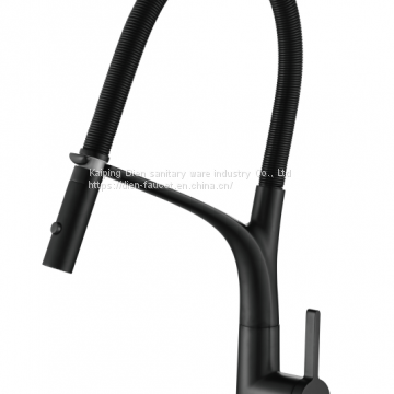 brass kitchen sink faucet matt black color Watermark