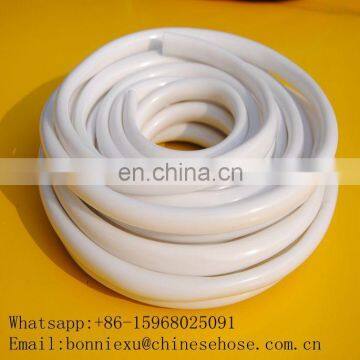 JG Food Grade FDA White Soft PVC Dairy Milk Tube,Non-toxic PVC Virgin Tube