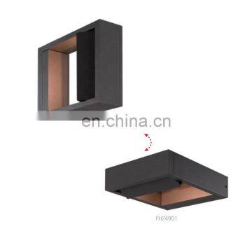 CE Black Outdoor Aluminum 3000K Wall Light