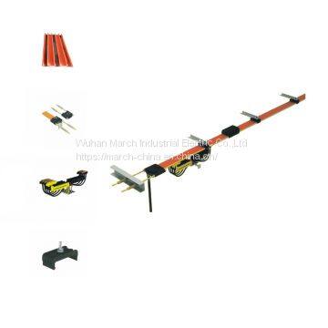 March electrical equipment supplies crane power rail jib crane 50amp-140amp seamless bus bar