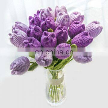 Yarncrafts Sunflower Handmade Crocheted Gift Flower Bouquet Crocheted Artificial Flower photo-4