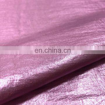 380T crinkle nylon taffeta bronzing fabric