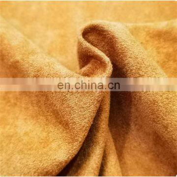 High Quality Double Face Faux Stretch Polyester Suede Fabric