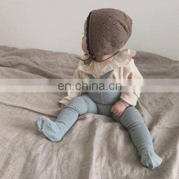 2020 Korean Children's Clothing Ins Wind Autumn Baby Knitted Overalls With Foot Socks Men and Women Baby Socks photo-4