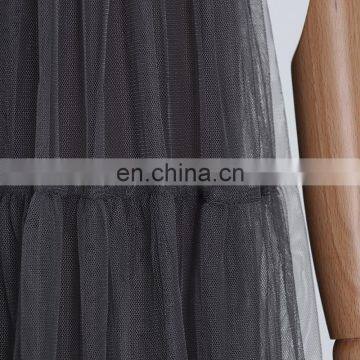 Patchwork Mesh Casual Dress Women Summer Fashion Clothes photo-6