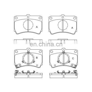 Brake Pads for MAZDA OE D319 GDB374 D3049 AN-208WK BL53-33-28Z