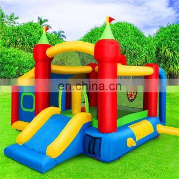 Simple Low Price Nylon Fabric Inflatable Bouncy House Small Jumping Castle With Blower Prices For Kids photo-3