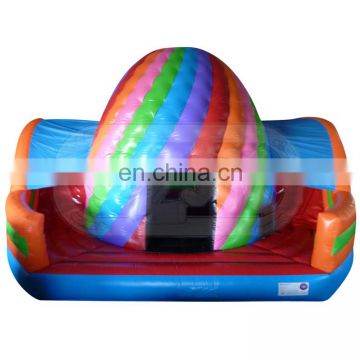 pvc inflatable rainbow rock puff bounc castle bouncer for sale birthday panels