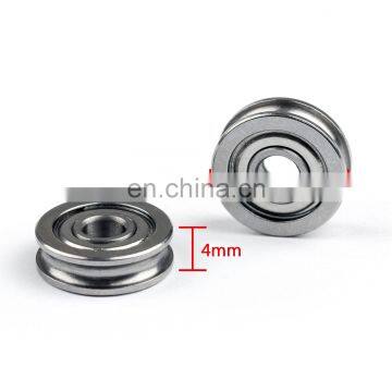 HXHV 604UU U604 ZZ 4x13x4mm U Groove Sealed ball bearings for 3d Printer Extruder