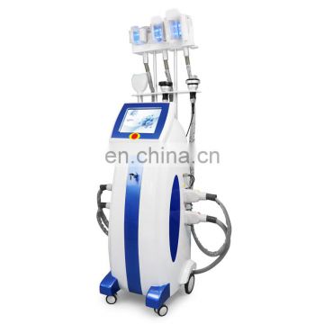 4 handles fat freeze slimming machine cooling vacuum cavitation rf machine