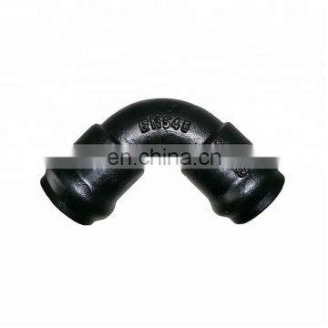 Ductile Iron Pipe Fitting Double Socket 90 Degree Bend for PVC pipe