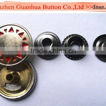 17mm 18mm 20mm press button /snap button with 484 B,C,D parts