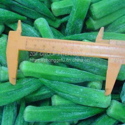 Frozen  IQF frozen okra whole