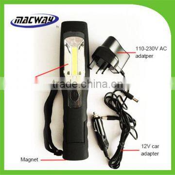 super bight rechargeable led work light magnetic base