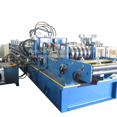 100-350mm CZ Shape Purlin Adjustable Roll Forming Machine