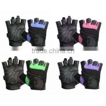 Weightlifting / Fitness Training Fancy Colored Genuine Leather Gloves - Women