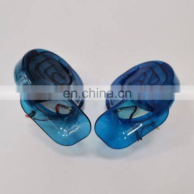 Waterproof Transparent Color Alarm Warning Compact Air Horn Speaker Electric LED Flashing Type r Snail Horn 12V photo-5