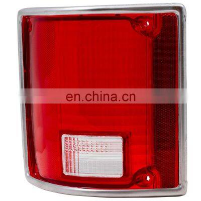 Rear Taillamps taillight Lens With Bezel Trim For GMC Suburban C1500 C2500 K1500 K2500 K30 R2500 R1500