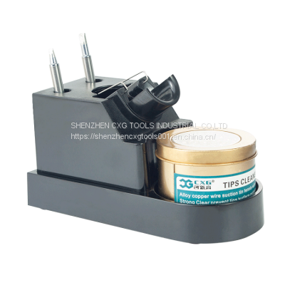 CXG Stand for Soldering Iron With Tip Cleaner Brass Wire and Sponge Soldering Stand Soldering Bracket L009 photo-2