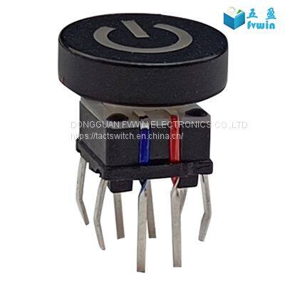 RGB Illuminated LED Tact Push Button Switch photo-3