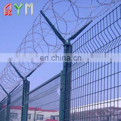 Powder Coating Welded Mesh Fence Concertina Razor Airpot Fence