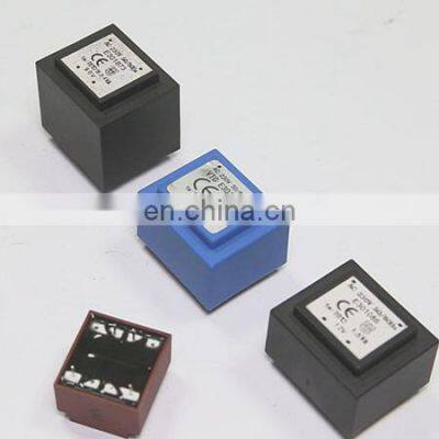 Electrical Transformer Vacuum Filling Mini PCB Mount Encapsulated Transformer U148 Type