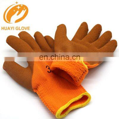 Rough Finish Nitrile Cold Weather Thermal Winter Gloves for Cold Condition Freezer