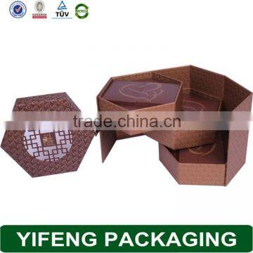 Octagonal Customized Shape Hot Stamping High Quality Cardboard Logo Printed Gift Boxes photo-3