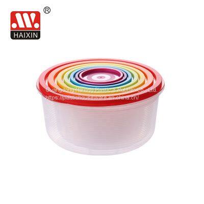 Plastic Kitchen Container Colorful Storage Lunch Box Folding Feeding Bowl Non Toxic Food Container photo-3