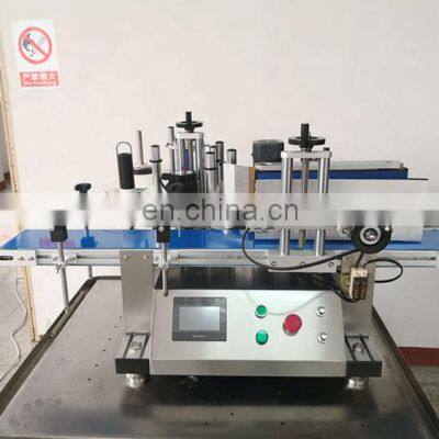 Tabletop Vial Sticker Labeller Automatic Round Bottle Labeling Machine photo-5
