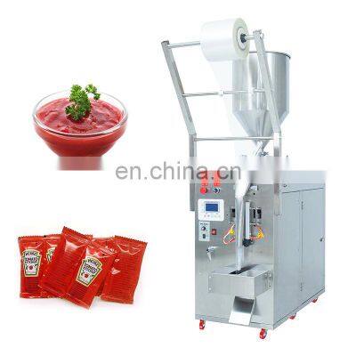 CE Packaging And Sachet Sealing Food Beverage Honey Equipment Ketchup Liquid Filling Mini Popcorn Heat Sauce Packing Machine