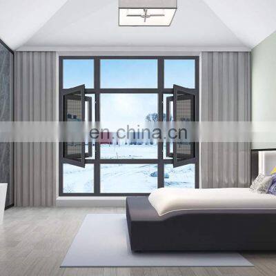 2022 Latest Window Design Factory Price Aluminum Casement Window Soundproof Window