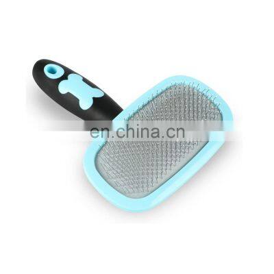 Manufacturer wholesale portable cheap customized special appearance design cat deshedding comb for pet