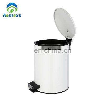 Hotel Stainless Steel 3L 5L Pedal Bin Soft Closing Trash Can for Home and Kitchen photo-3