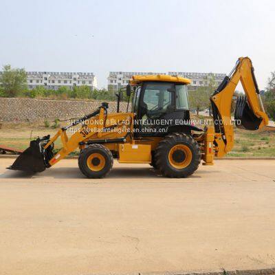 Multi-purpose Integral 4WD 388 2.5 ton backhoe small retroexcavadora back hoe price