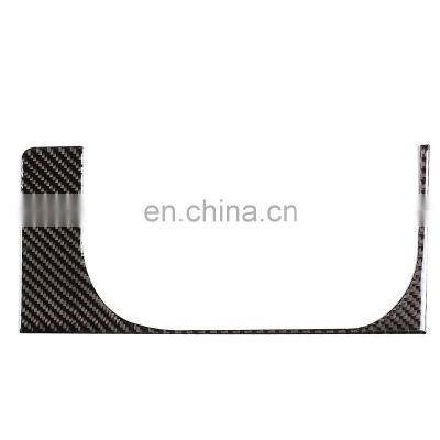 14-18 For  Toyota Tantu Water Cup Holder Frame Sticker Real Carbon Fiber (Soft) 1 Piece Set