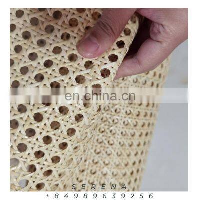 Wholesaler Natural Open Mesh Pre-Woven Cane High Quality  Woven Webbing Nice Design Serena +84989638256